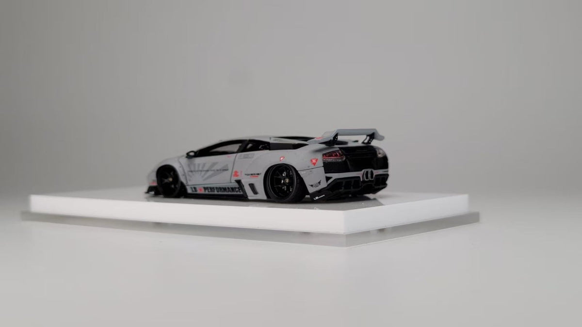 (Pre-Order) MiniCraftsman Custom LB Murcielago Resin Model - Combat Grey (Ltd 199) 1:64