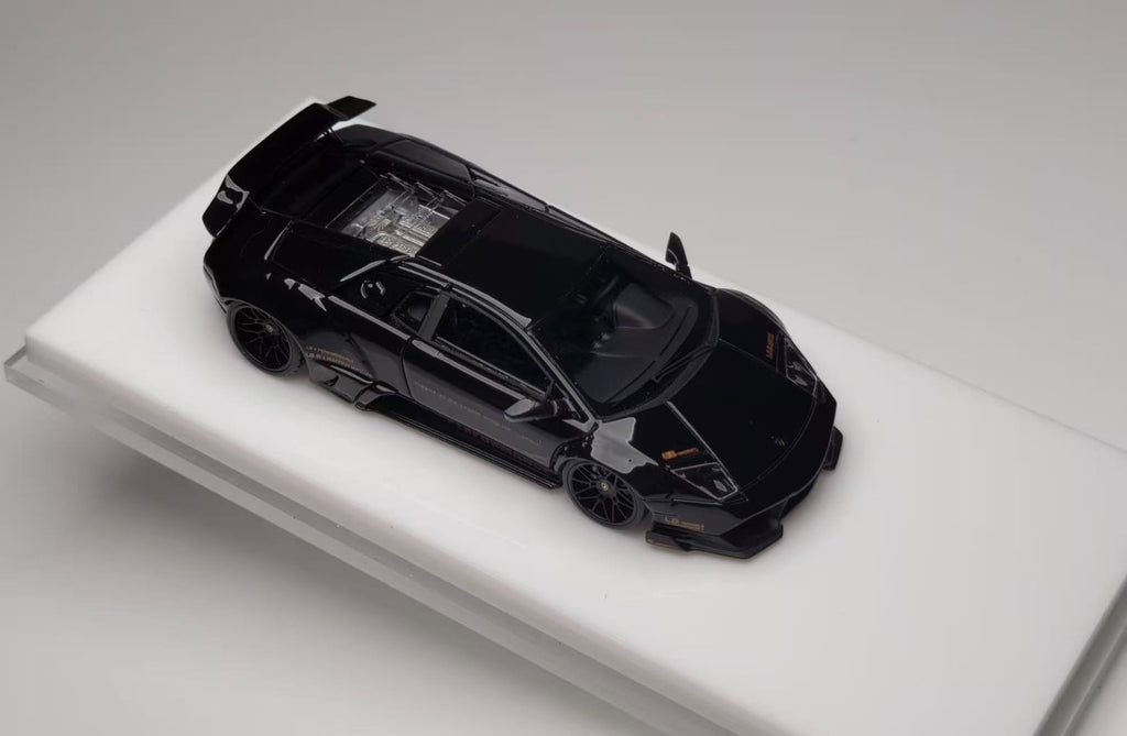 (Pre-Order) MiniCraftsman Custom LB Murcielago Resin Model - Black & Gold (Ltd 199) 1:64