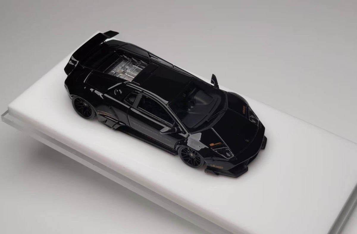 (Pre-Order) MiniCraftsman Custom LB Murcielago Resin Model - Black & Gold (Ltd 199) 1:64