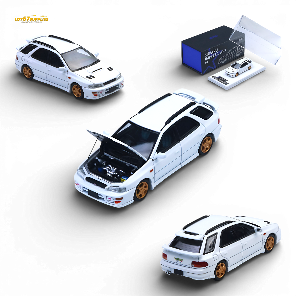 ATS Subaru Impreza WRX White 1:64