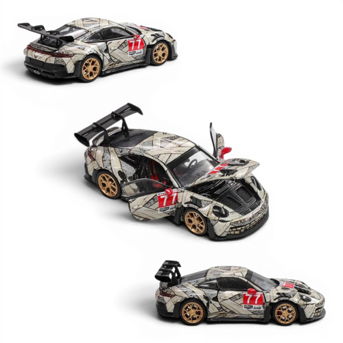(Pre-Order) Demon King Auto 911RS - Mummy Livery (1/6 chase bearing wheel, openable doors + hood) 1:64