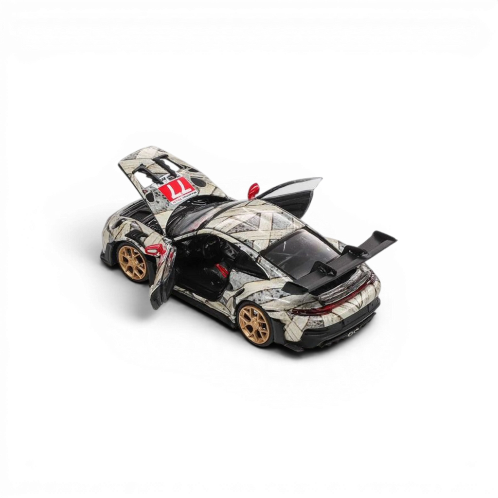 (Pre-Order) Demon King Auto 911RS - Mummy Livery (1/6 chase bearing wheel, openable doors + hood) 1:64