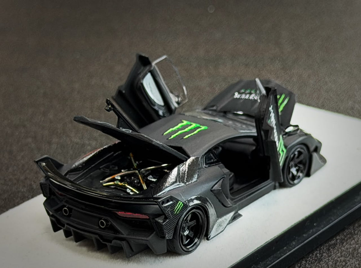 (Pre-Order) PGM LP700 GT EVO Black Monster - Luxury (Ltd 1500) 1:64