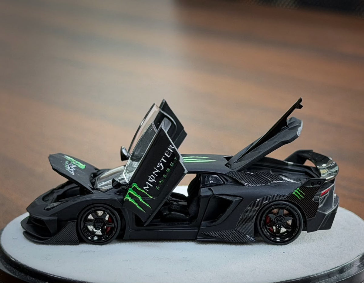 (Pre-Order) PGM LP700 GT EVO Black Monster - Luxury (Ltd 1500) 1:64