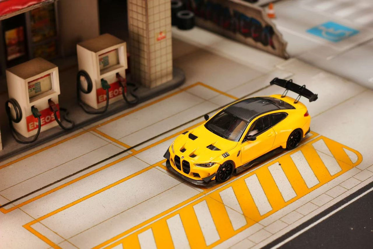 (Pre-Order) SW BMW M4 Flossmann Full Widebody Kit G82 GTR - Yellow 1:64