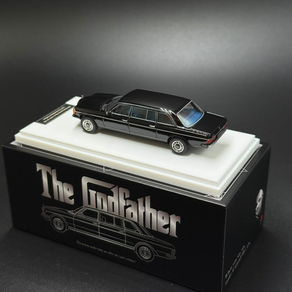(Pre-Order) Jiyi & GOC Benz W123 Limo 240D - Black 1:64
