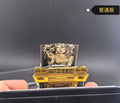 Fine Works 64 Chevrolet Impala West Coast Lowrider - Chrome Gold Ordinary (Front+Rear Hoods Openable, Convertible Hardtop, Adjustable Chassis) 1:64