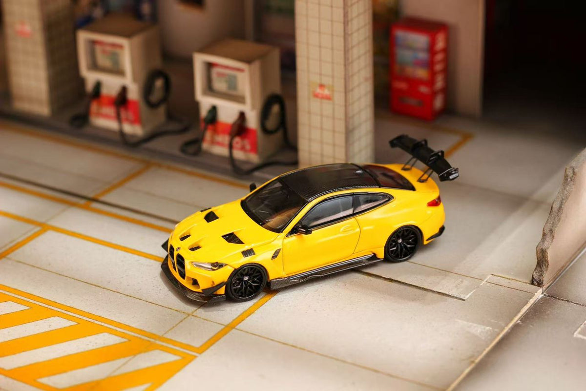 (Pre-Order) SW BMW M4 Flossmann Full Widebody Kit G82 GTR - Yellow 1:64