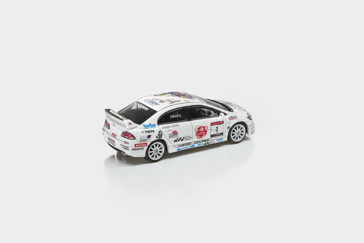 (Pre-Order) ModelModel Honda Civic Type - R FD2 #1 Exciting Cup One Make Race 2009 1:64
