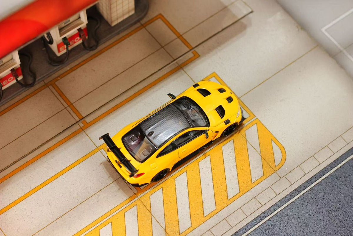 (Pre-Order) SW BMW M4 Flossmann Full Widebody Kit G82 GTR - Yellow 1:64