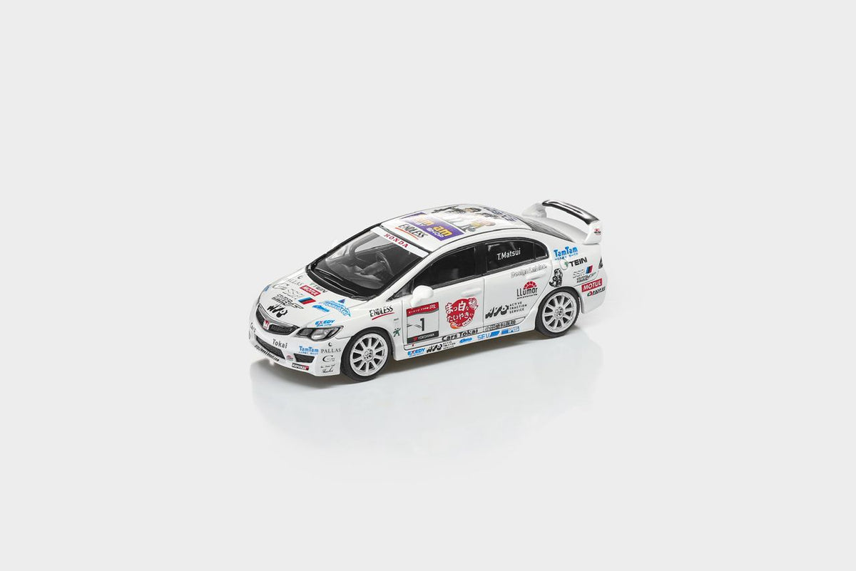 (Pre-Order) ModelModel Honda Civic Type - R FD2 #1 Exciting Cup One Make Race 2009 1:64