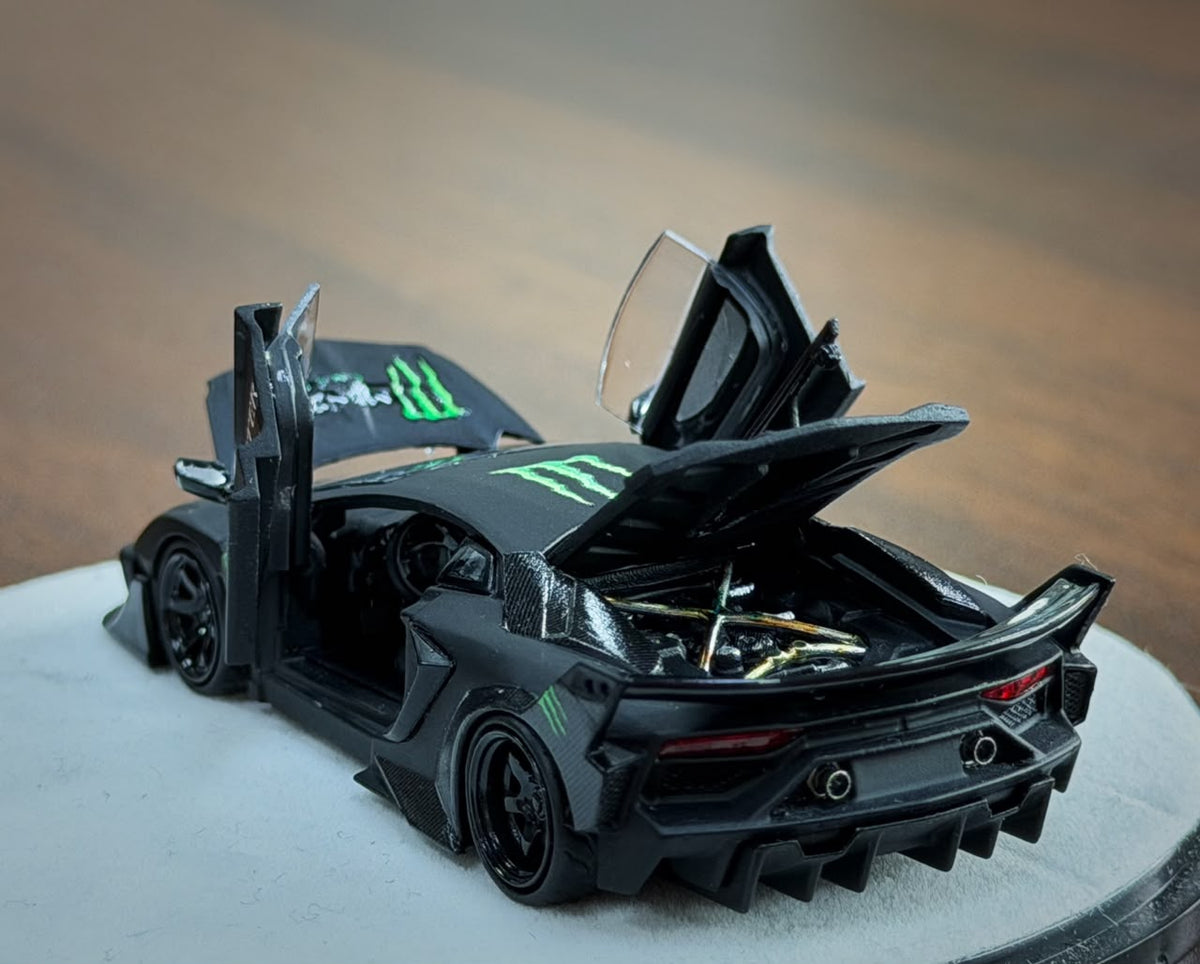 (Pre-Order) PGM LP700 GT EVO Black Monster - Luxury (Ltd 1500) 1:64
