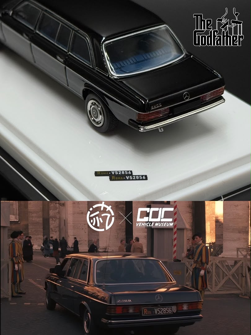(Pre-Order) Jiyi & GOC Benz W123 Limo 240D - Black 1:64