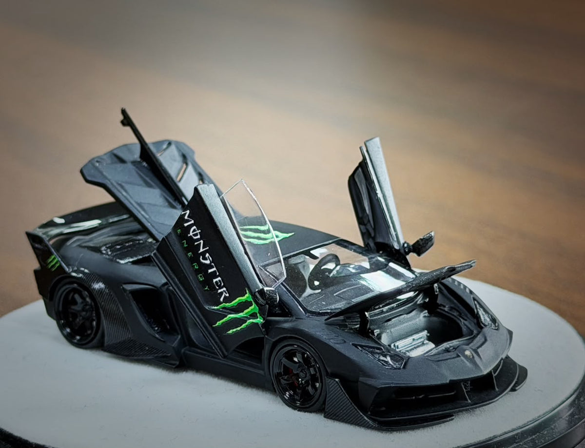(Pre-Order) PGM LP700 GT EVO Black Monster - Luxury (Ltd 1500) 1:64