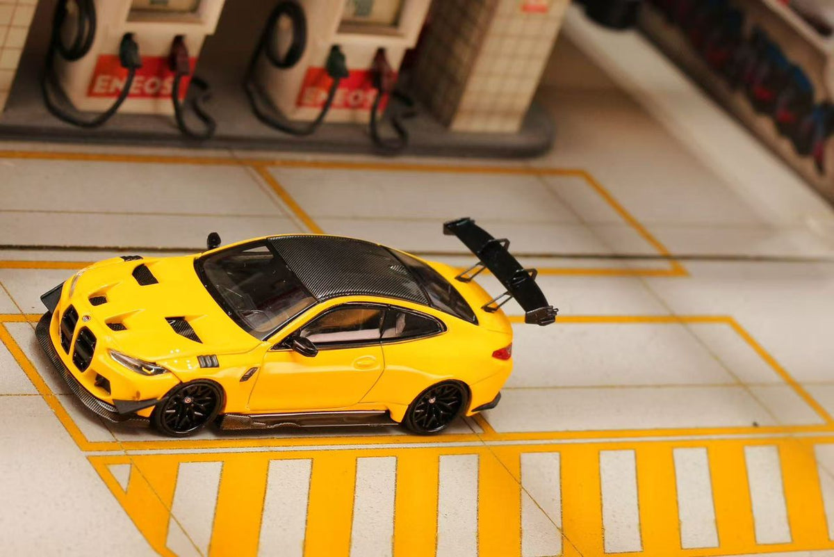 (Pre-Order) SW BMW M4 Flossmann Full Widebody Kit G82 GTR - Yellow 1:64