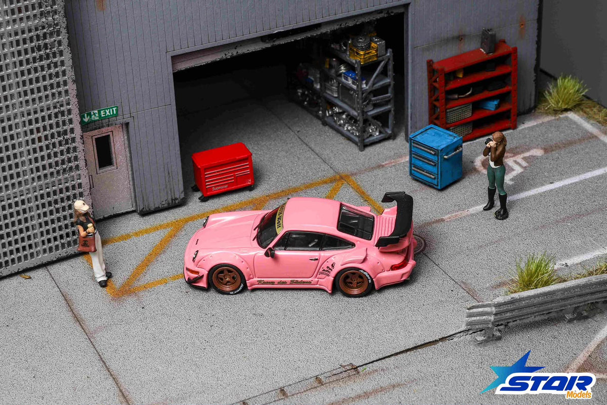 (Pre-Order) Star Models RWB 964 GT Wing - C/SoCro Pink (Ltd 999) 1:64