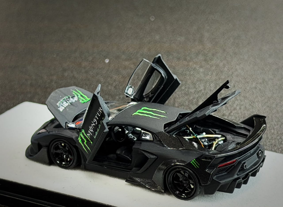 (Pre-Order) PGM LP700 GT EVO Black Monster - Ordinary (Ltd 999) 1:64