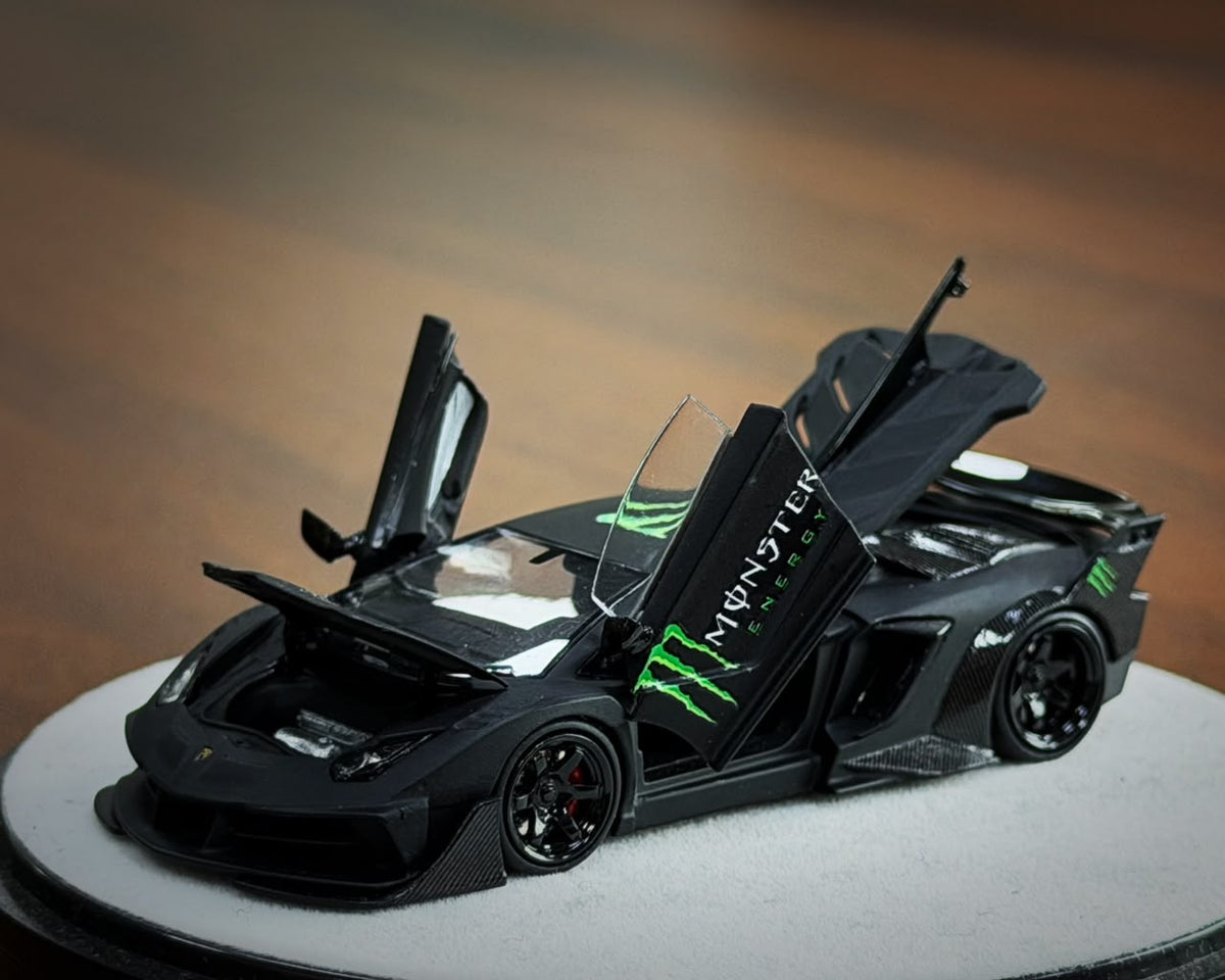 (Pre-Order) PGM LP700 GT EVO Black Monster - Luxury (Ltd 1500) 1:64