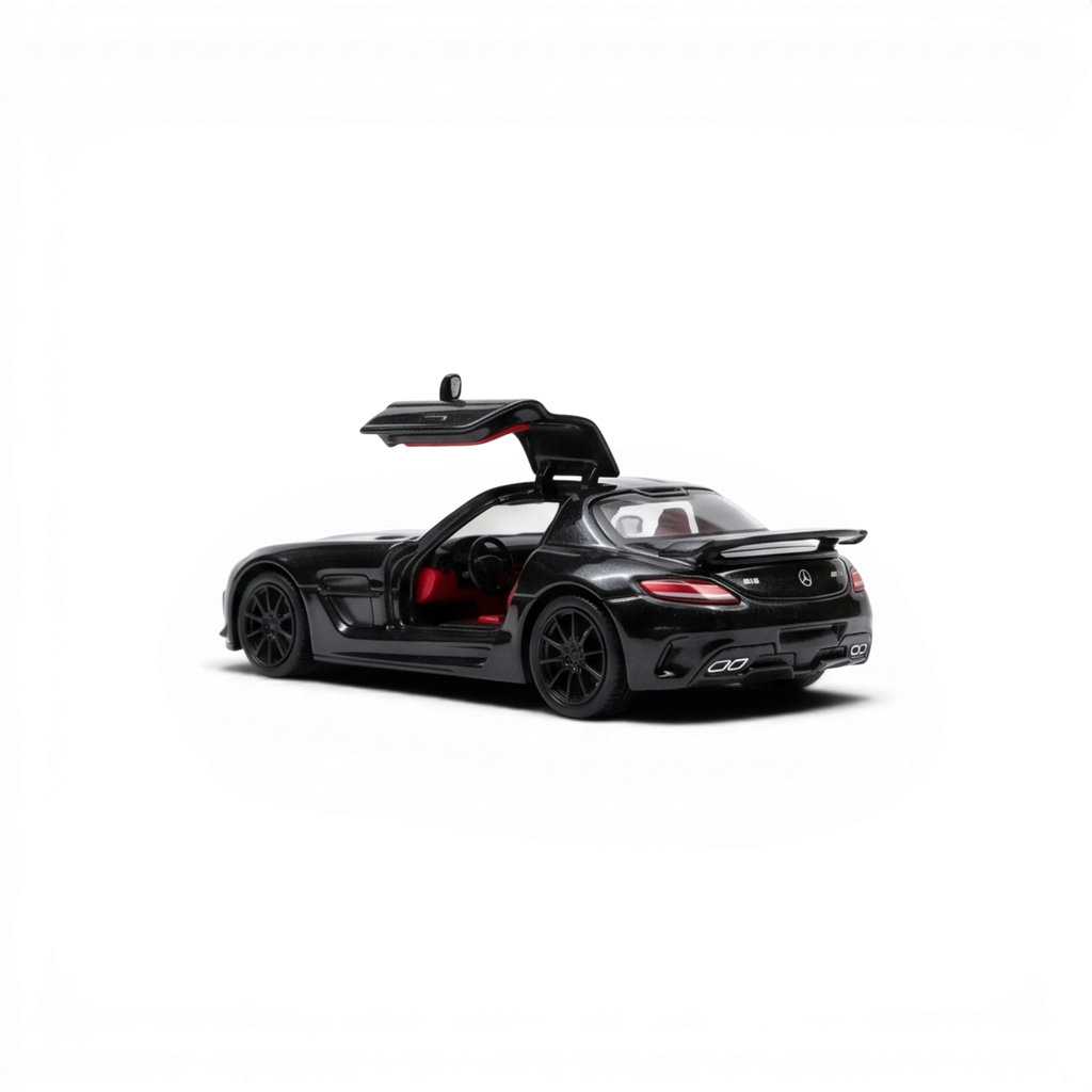Fine Works64 Mercedes - Benz SLS AMG BS - Black 1:64