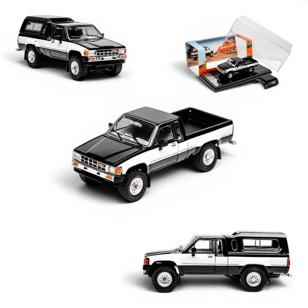 GCD Toyota Hilux Xtra Cab - Black Decals 1:64