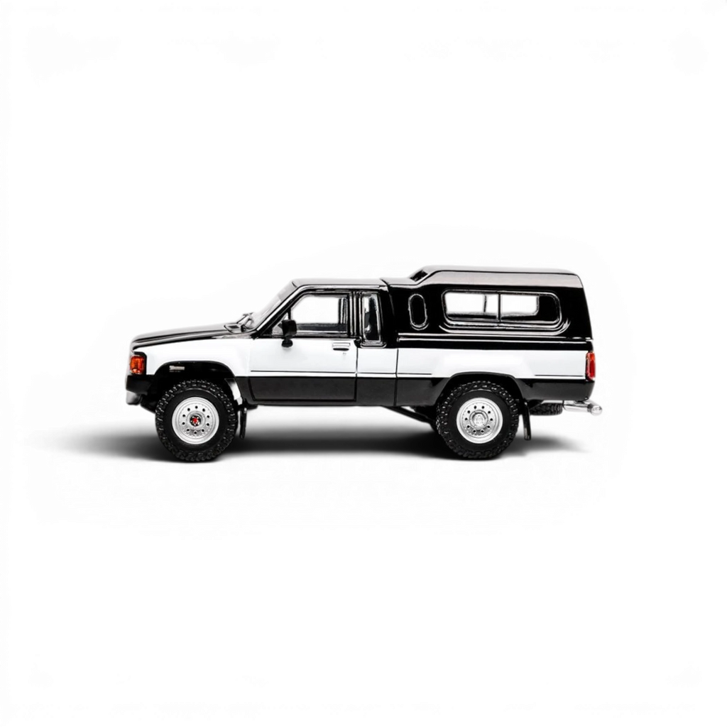 GCD Toyota Hilux Xtra Cab - Black Decals 1:64
