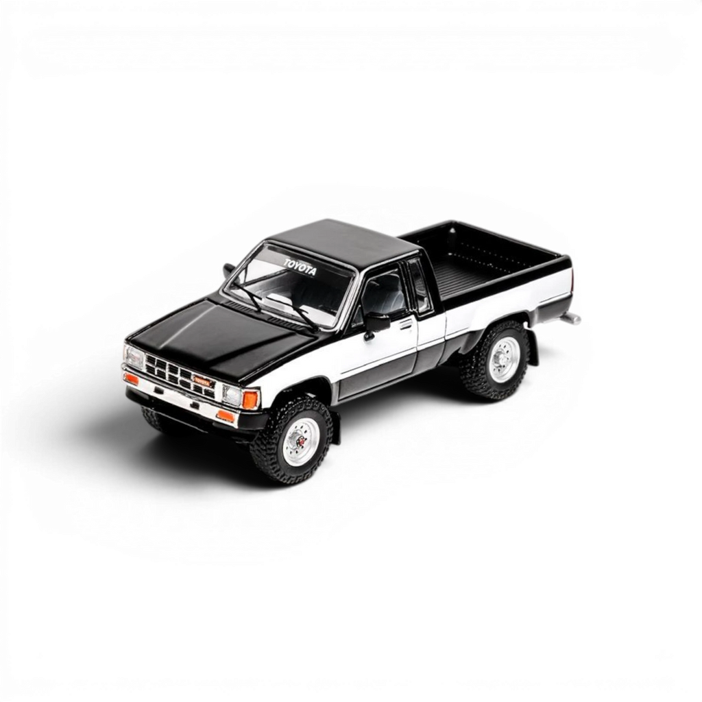GCD Toyota Hilux Xtra Cab - Black Decals 1:64