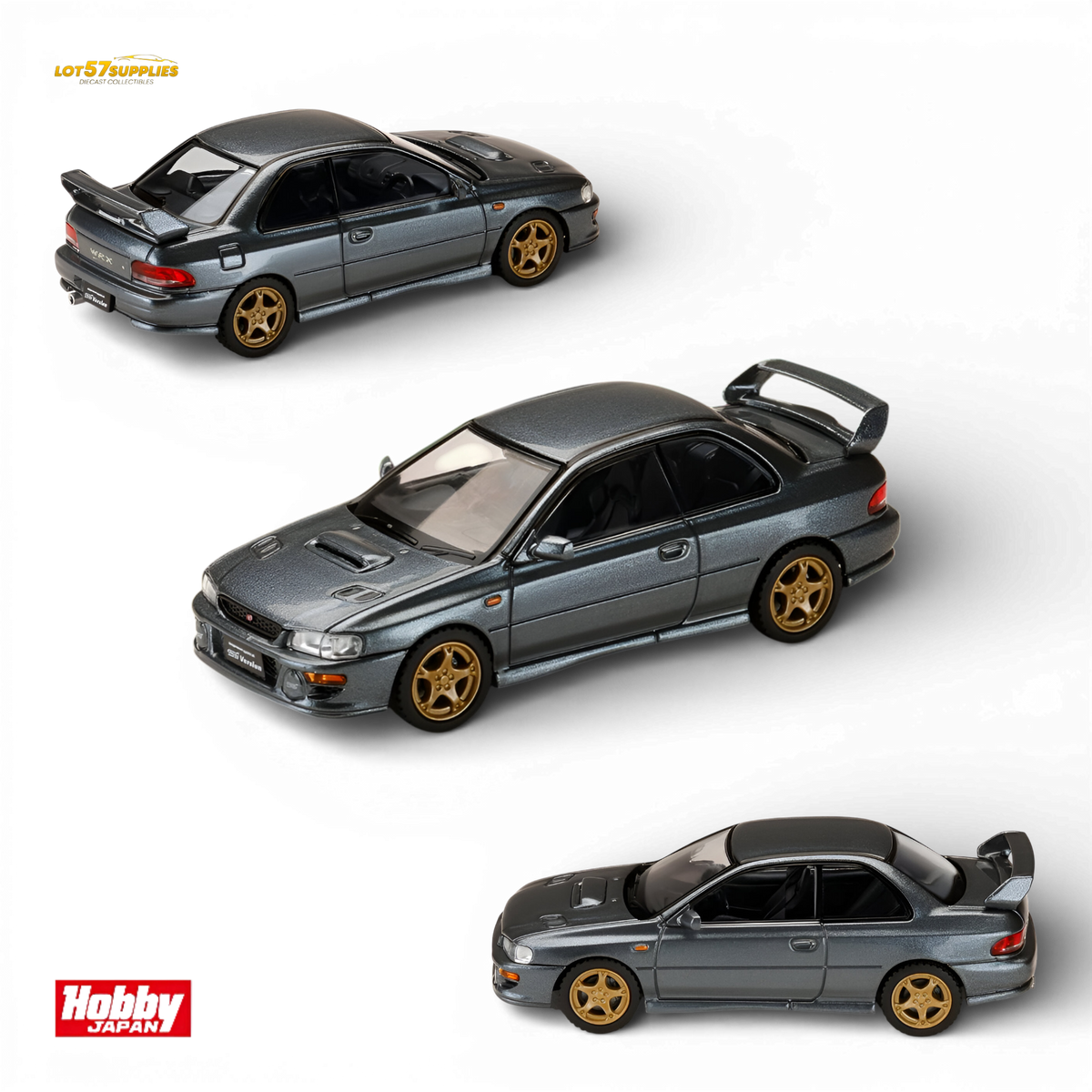 Hobby Japan Subaru Impreza WRX Type R STI - Cool Gray 1:64
