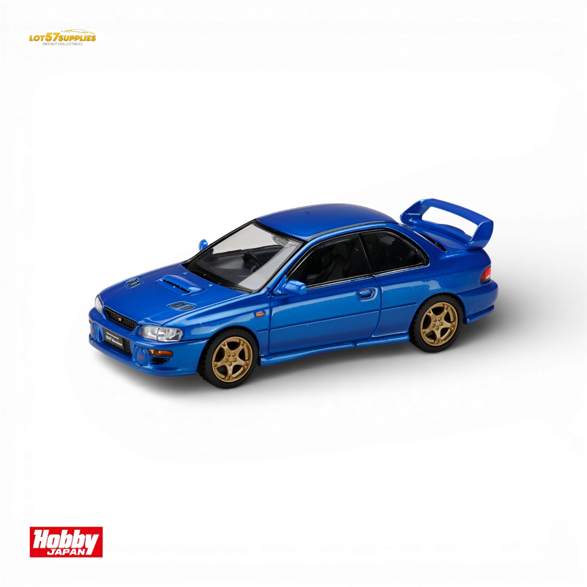 Hobby Japan Subaru Impreza WRX Type R STI - Sonic Blue (Mica) 1:64