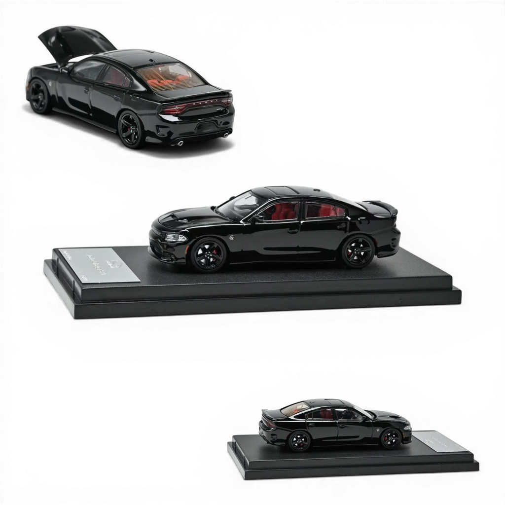 7CM Model 2023 Dodge Charger SRT Hellcat - Pitch Black. Variant A. Limited 599 pcs. 1:64
