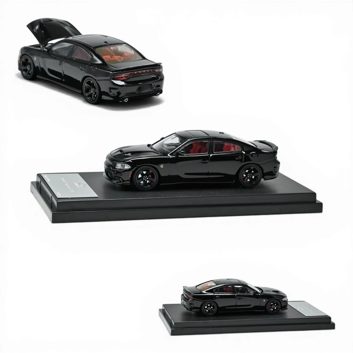 7CM Model 2023 Dodge Charger SRT Hellcat - Pitch Black. Variant A. Limited 599 pcs. 1:64