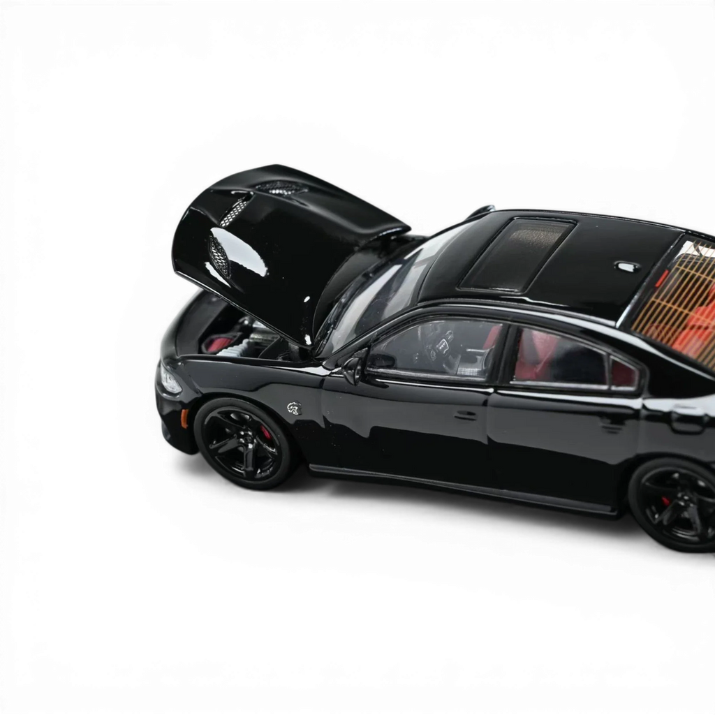 7CM Model 2023 Dodge Charger SRT Hellcat - Pitch Black. Variant A. Limited 599 pcs. 1:64