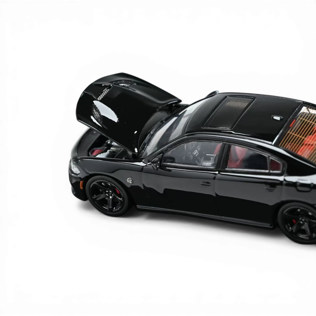 7CM Model 2023 Dodge Charger SRT Hellcat - Pitch Black. Variant A. Limited 599 pcs. 1:64