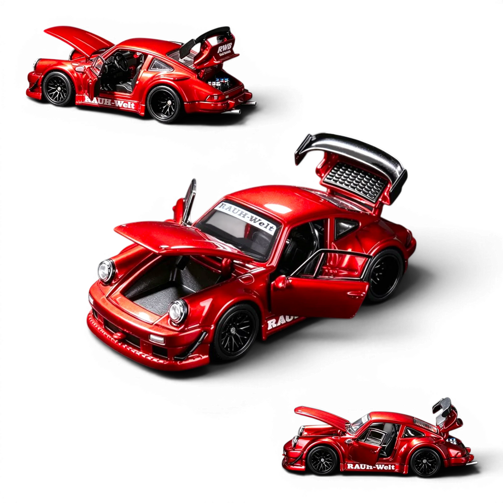 (Pre-Order) FG RWB 930 - Transparent Red 1:64