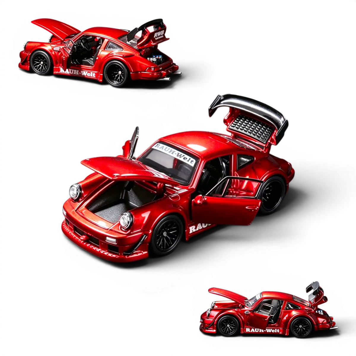(Pre-Order) FG RWB 930 - Transparent Red 1:64