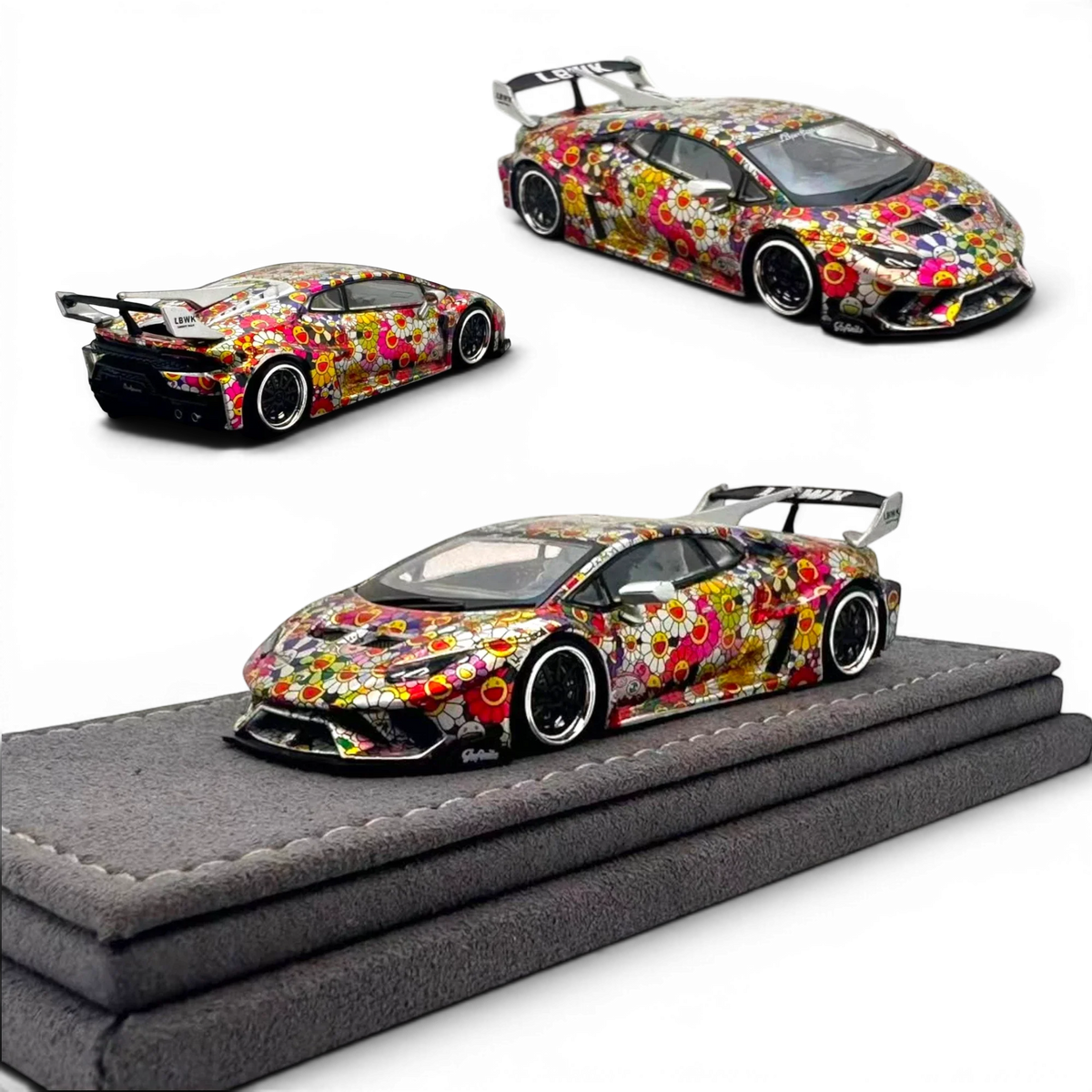 (Pre-Order) DAP Huracan LP610 LB - Silhouette Works Widebody - KiKi Livery 1:64