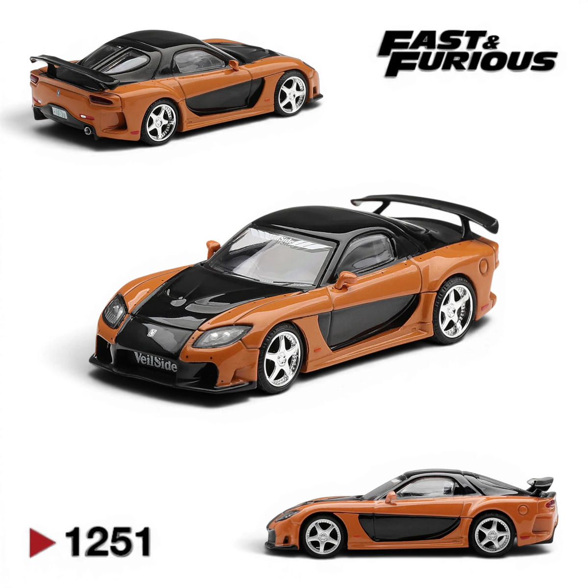 (Pre-Order) MiniGT Mazda RX - 7 VeilSide Fortune - Fast & Furious Tokyo Drift Han (blister) 1:64