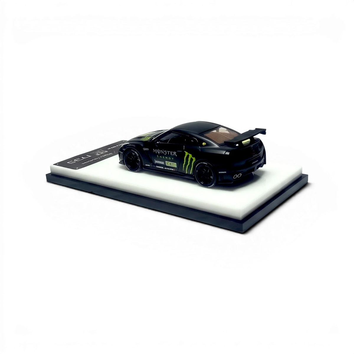 (Pre-Order) MC GTR R35 NISMO - Monster Matte Black Open Hood 1:64