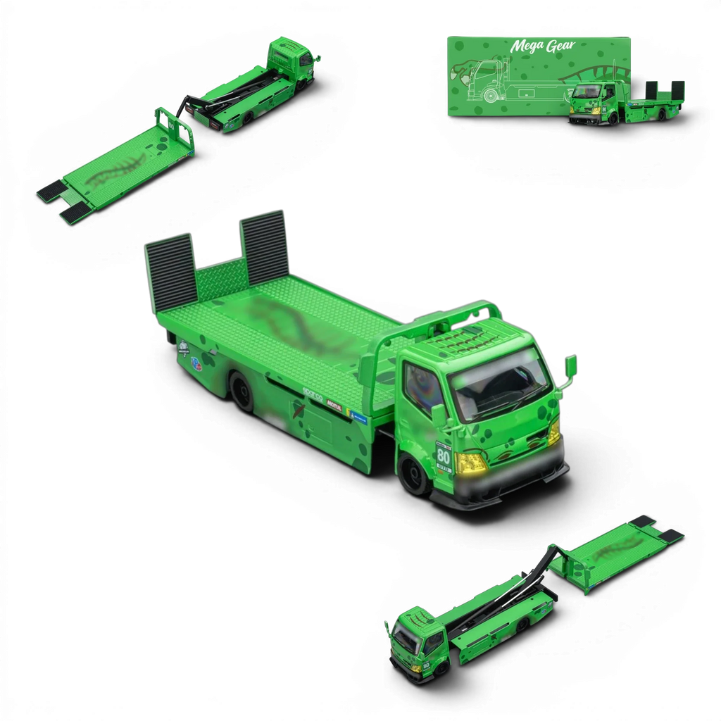 (Pre-Order) Mega Gear Custom Hauler - Green Dino 1:64
