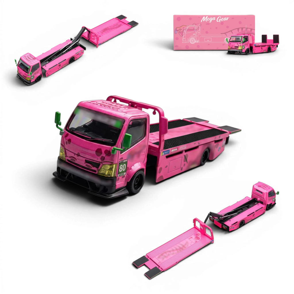 (Pre-Order) Mega Gear Custom Hauler - Pink Dino 1:64