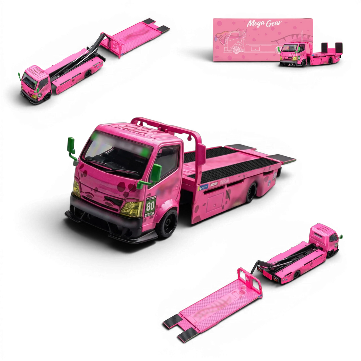 (Pre-Order) Mega Gear Custom Hauler - Pink Dino 1:64