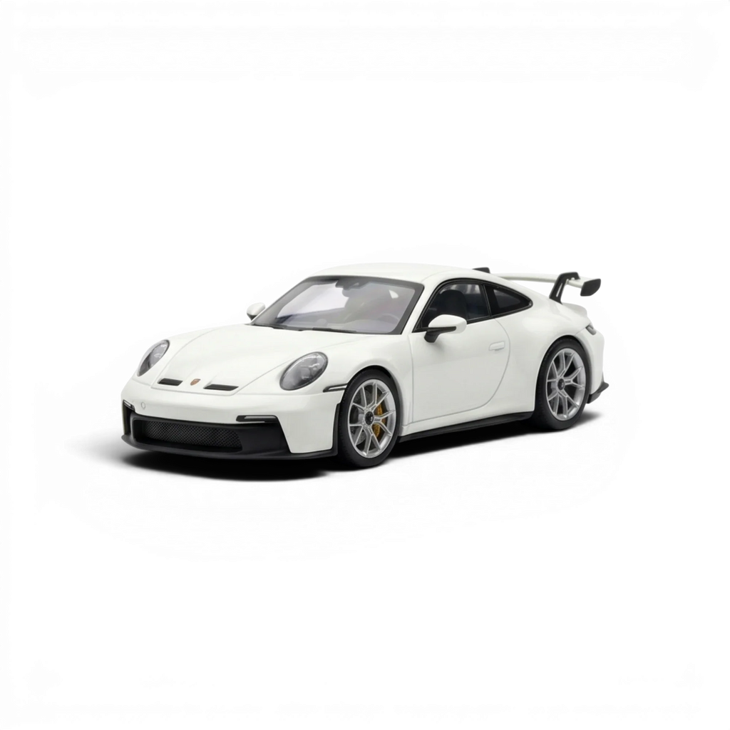 ZJWJ 911 GT3 Resin Model - Luminous White (glow - in - dark). Limited 99. 1:64