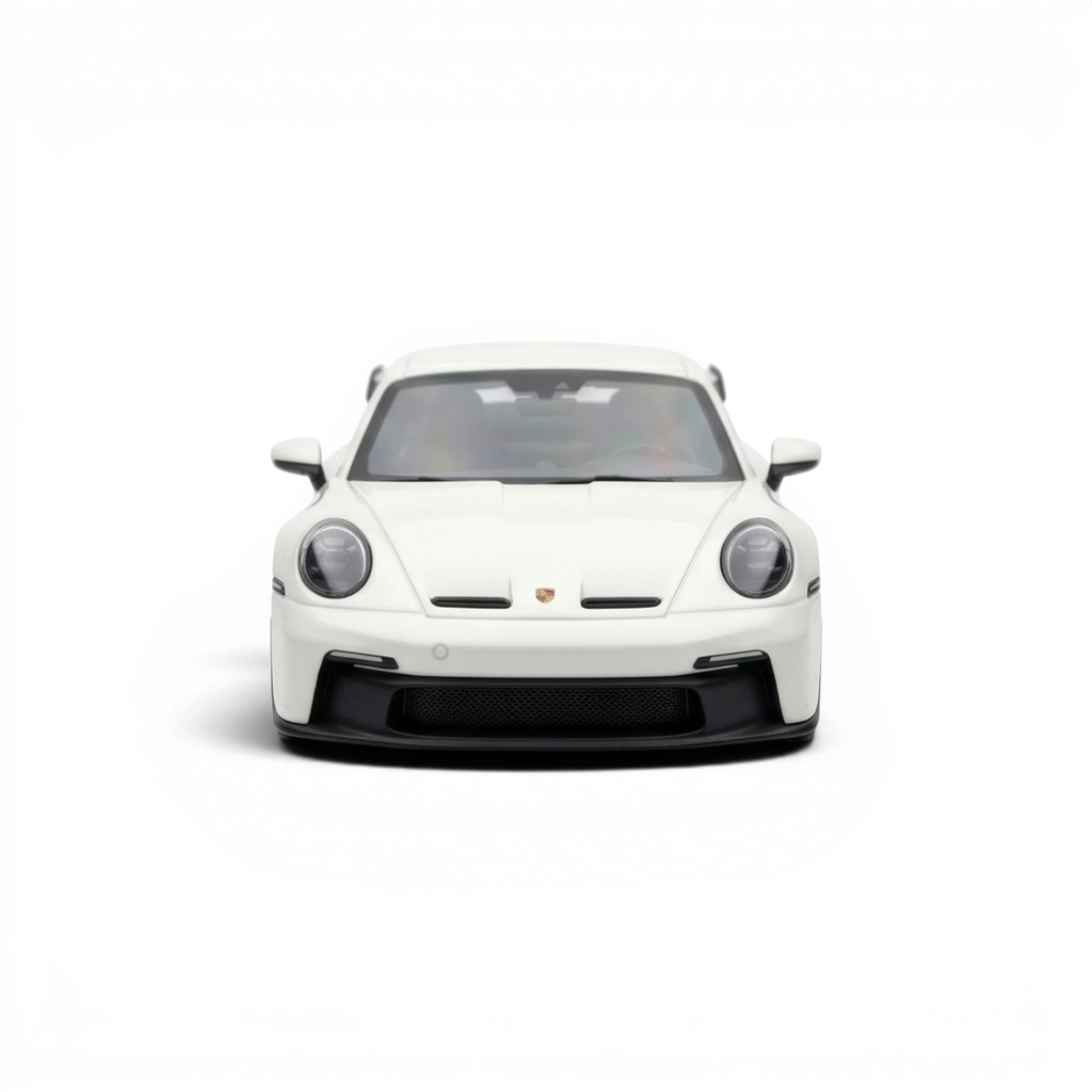 ZJWJ 911 GT3 Resin Model - Luminous White (glow - in - dark). Limited 99. 1:64