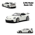 ZJWJ 911 GT3 Resin Model - Luminous White (glow - in - dark). Limited 99. 1:64