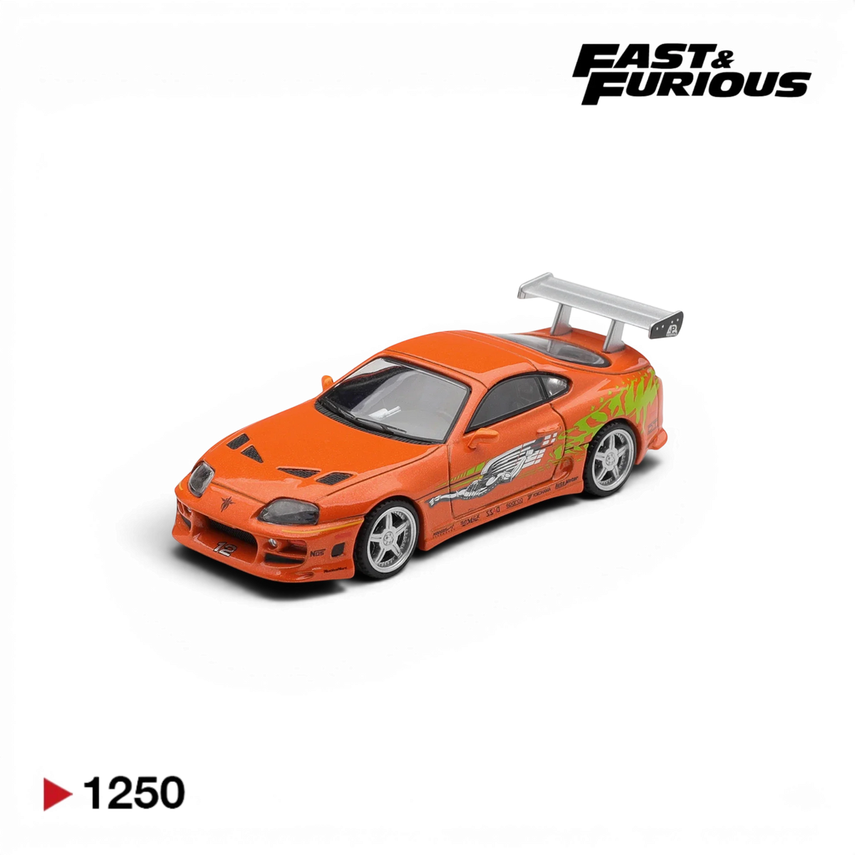 (Pre-Order) MiniGT Toyota Supra BOMEX - Fast & Furious Brian O'Conner (standard blister, MGT01250 - BL) 1:64