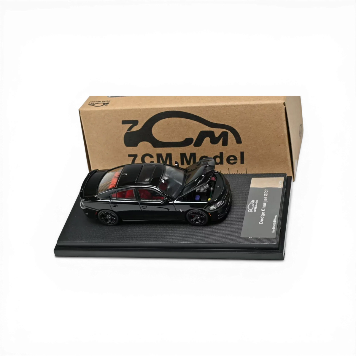 7CM Model 2023 Dodge Charger SRT Hellcat - Pitch Black. Variant A. Limited 599 pcs. 1:64