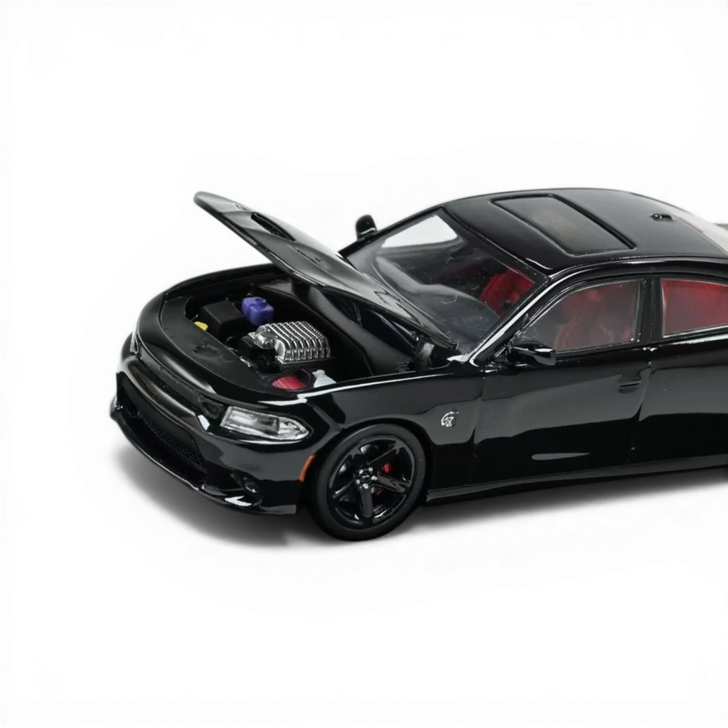 7CM Model 2023 Dodge Charger SRT Hellcat - Pitch Black. Variant A. Limited 599 pcs. 1:64