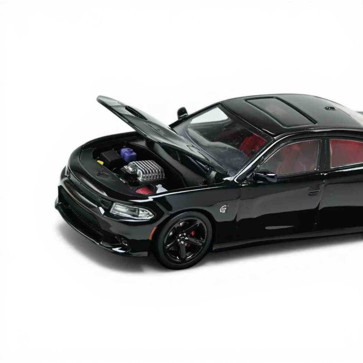 7CM Model 2023 Dodge Charger SRT Hellcat - Pitch Black. Variant A. Limited 599 pcs. 1:64