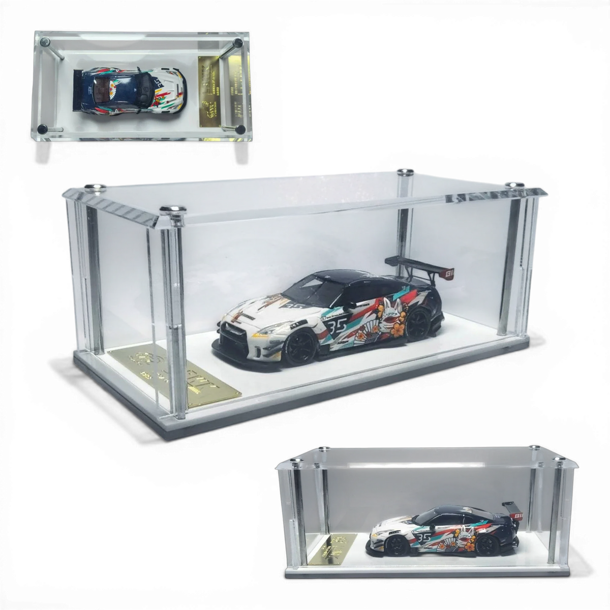 MYC64 LB Works GTR R35 Type2.0 Resin - Kitsune Mask Anime (Ltd 99) 1:64
