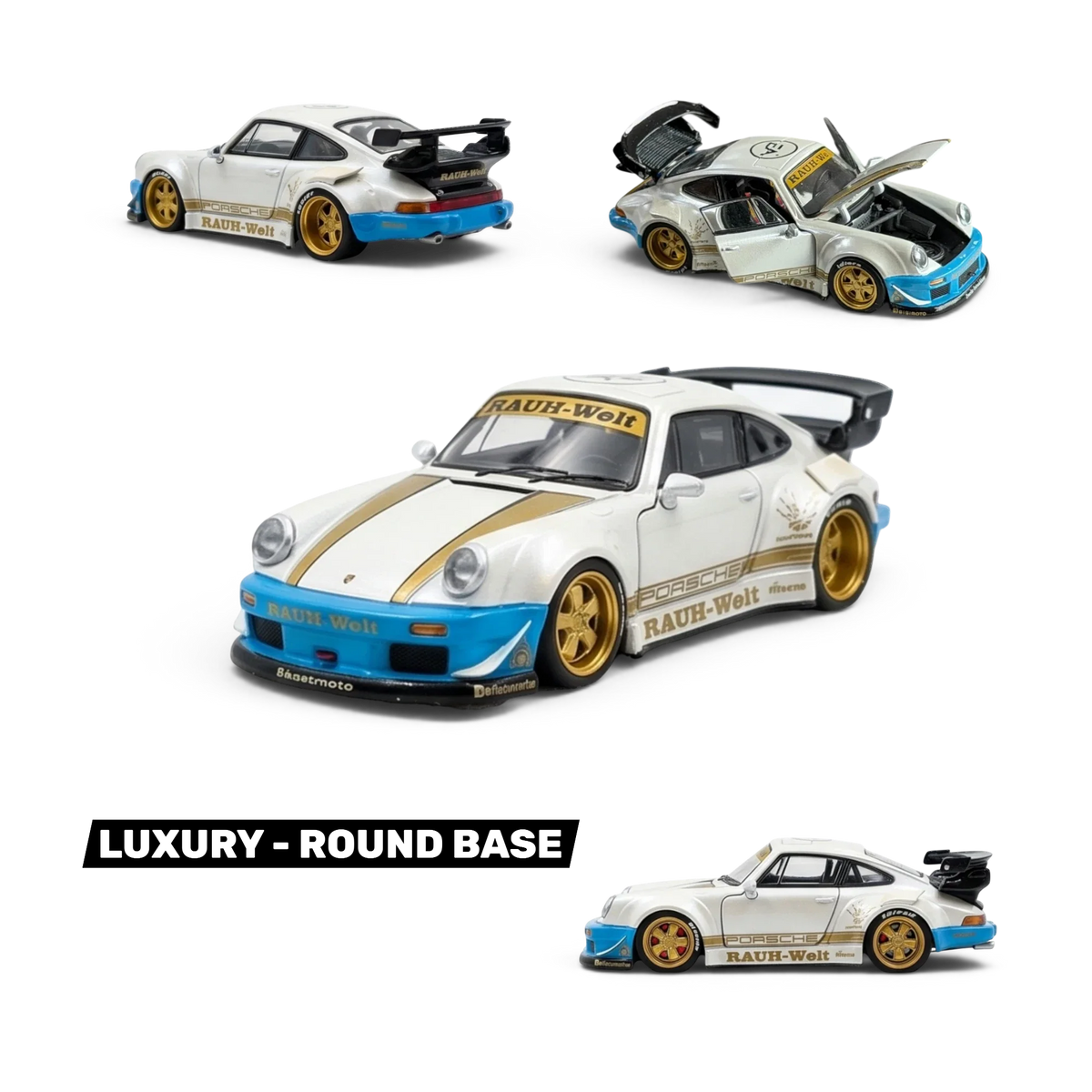 PGM RWB 930 Matte White - Luxury Version (Limited 1500) 1:64