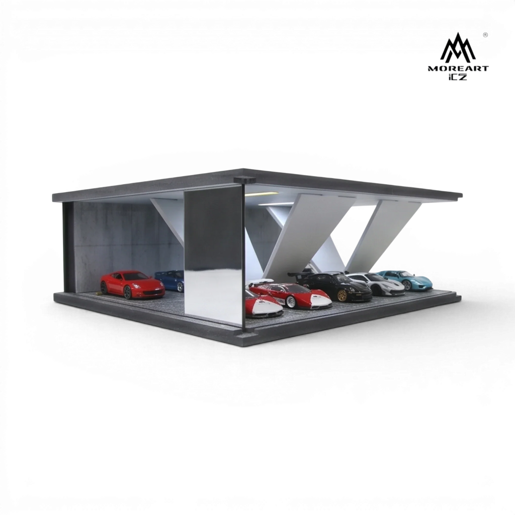 (Pre-Order) MoreArt Underground Parking Garage Scene 08 LED 1:64